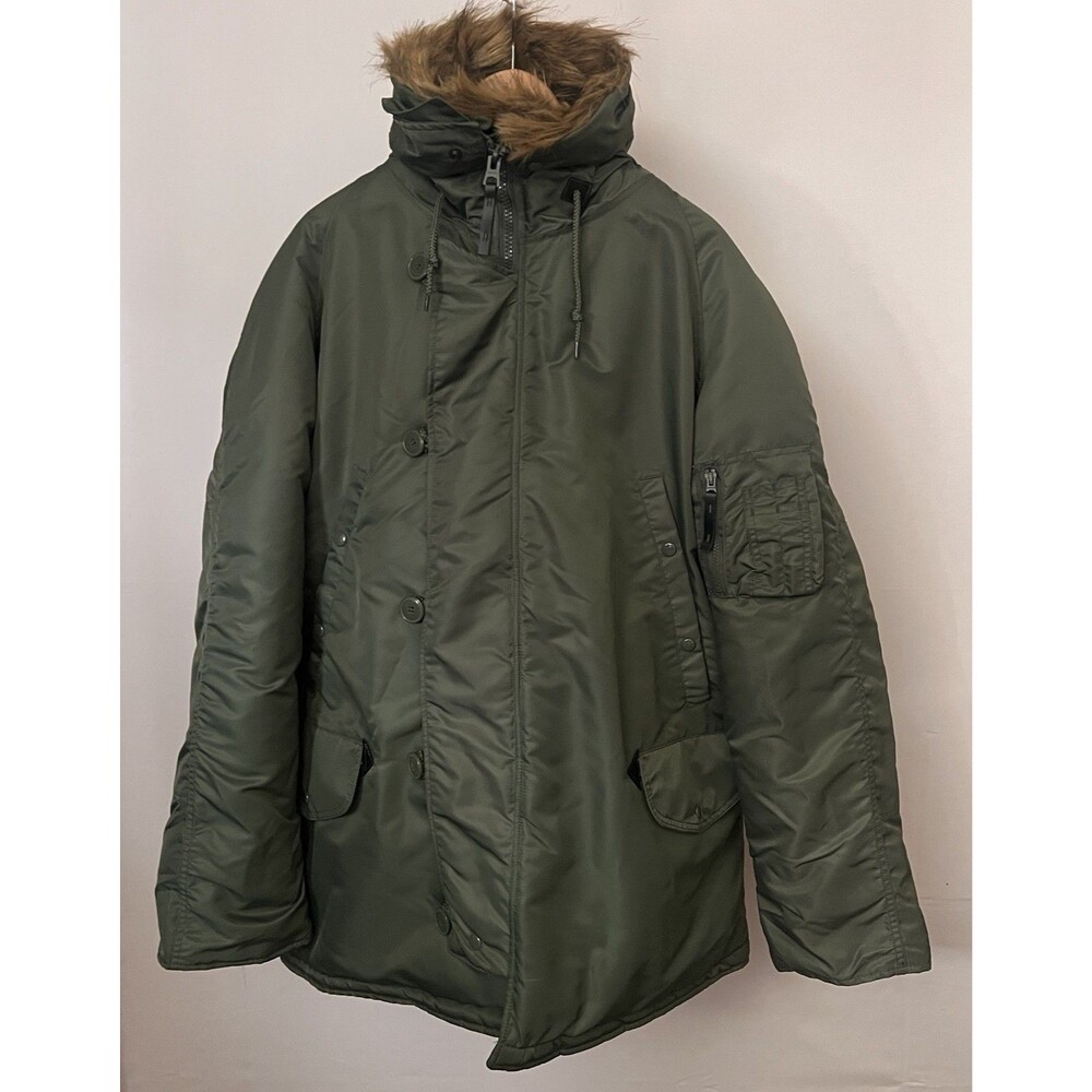 Valley Apparel N-3B Extreme Cold Weather Snorkel Parka XXL Military Spec Green